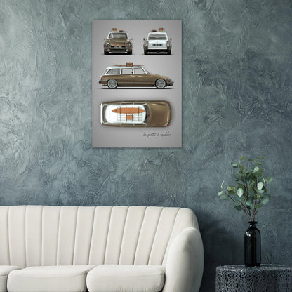 art, poster, aluminium print, wall art, automotive, gift, blueprint, car enthusiast, vintage car, classic car, motorcycle, race car, rally car, home decor