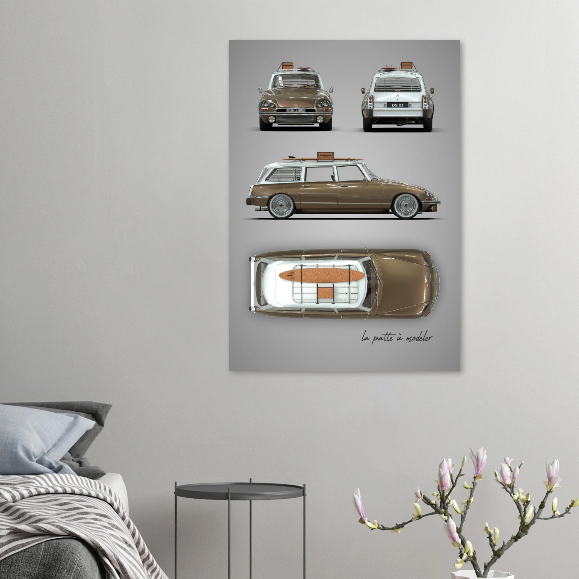 art, poster, aluminium print, wall art, automotive, gift, blueprint, car enthusiast, vintage car, classic car, motorcycle, race car, rally car, home decor