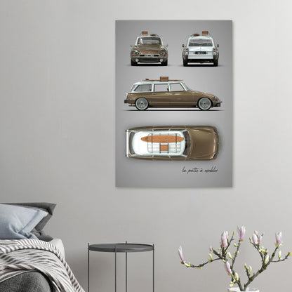 art, poster, aluminium print, wall art, automotive, gift, blueprint, car enthusiast, vintage car, classic car, motorcycle, race car, rally car, home decor