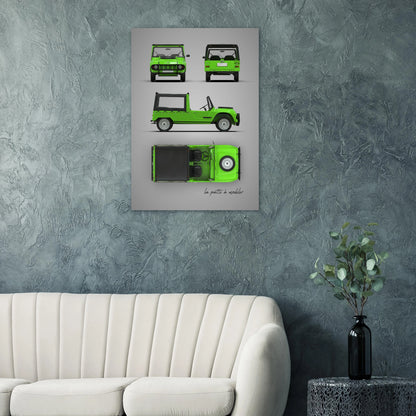 art, poster, aluminium print, wall art, automotive, gift, blueprint, car enthusiast, vintage car, classic car, motorcycle, race car, rally car, home decor