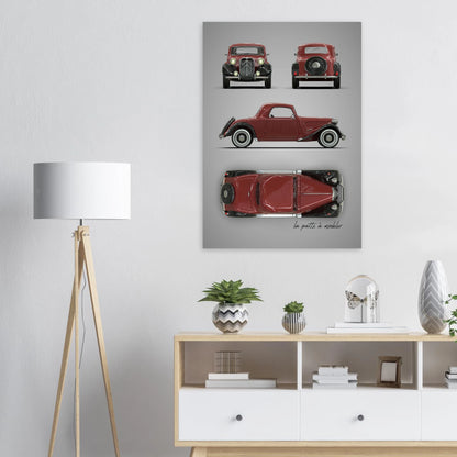 art, poster, aluminium print, wall art, automotive, gift, blueprint, car enthusiast, vintage car, classic car, motorcycle, race car, rally car, home decor