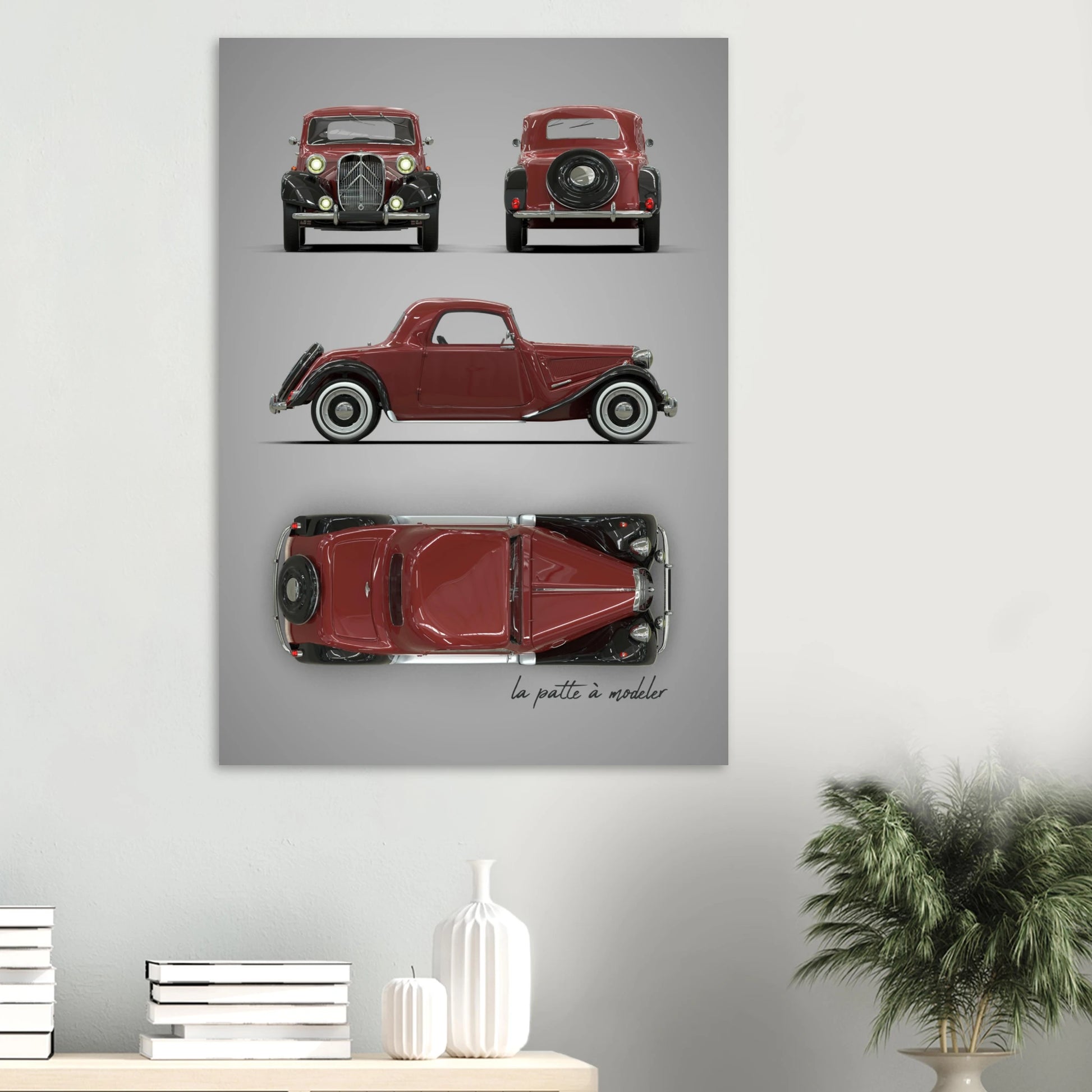 art, poster, aluminium print, wall art, automotive, gift, blueprint, car enthusiast, vintage car, classic car, motorcycle, race car, rally car, home decor
