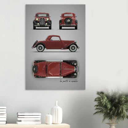 art, poster, aluminium print, wall art, automotive, gift, blueprint, car enthusiast, vintage car, classic car, motorcycle, race car, rally car, home decor