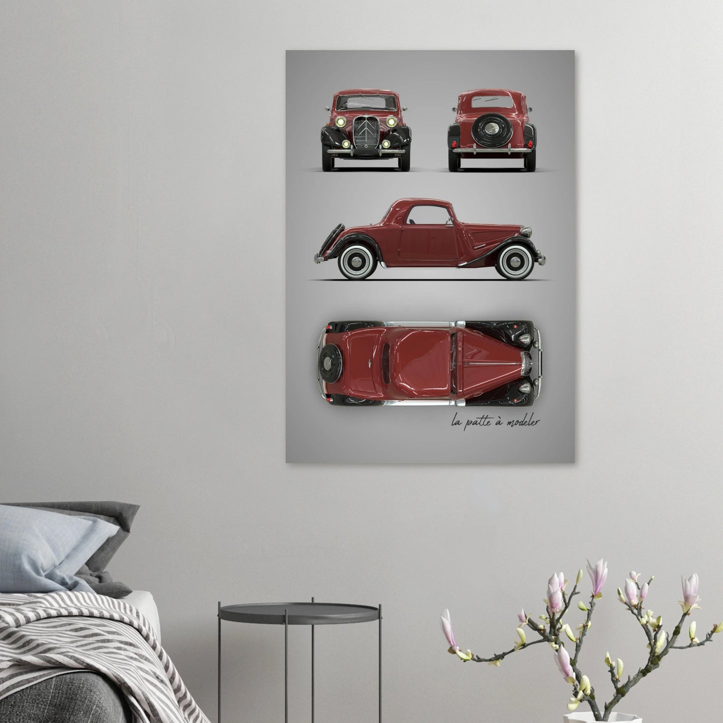 art, poster, aluminium print, wall art, automotive, gift, blueprint, car enthusiast, vintage car, classic car, motorcycle, race car, rally car, home decor