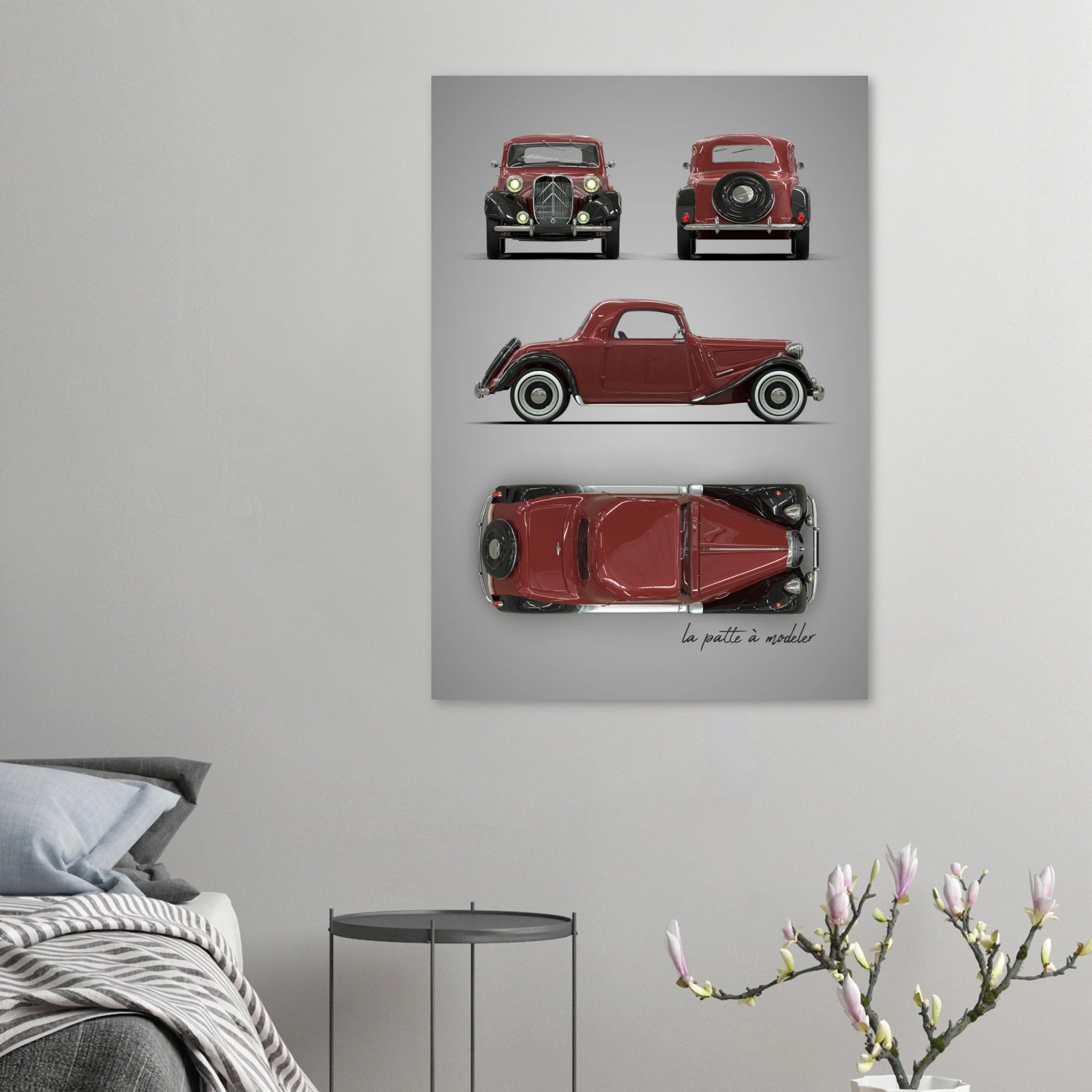 art, poster, aluminium print, wall art, automotive, gift, blueprint, car enthusiast, vintage car, classic car, motorcycle, race car, rally car, home decor