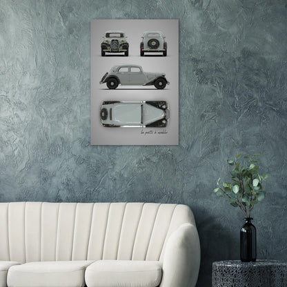 art, poster, aluminium print, wall art, automotive, gift, blueprint, car enthusiast, vintage car, classic car, motorcycle, race car, rally car, home decor