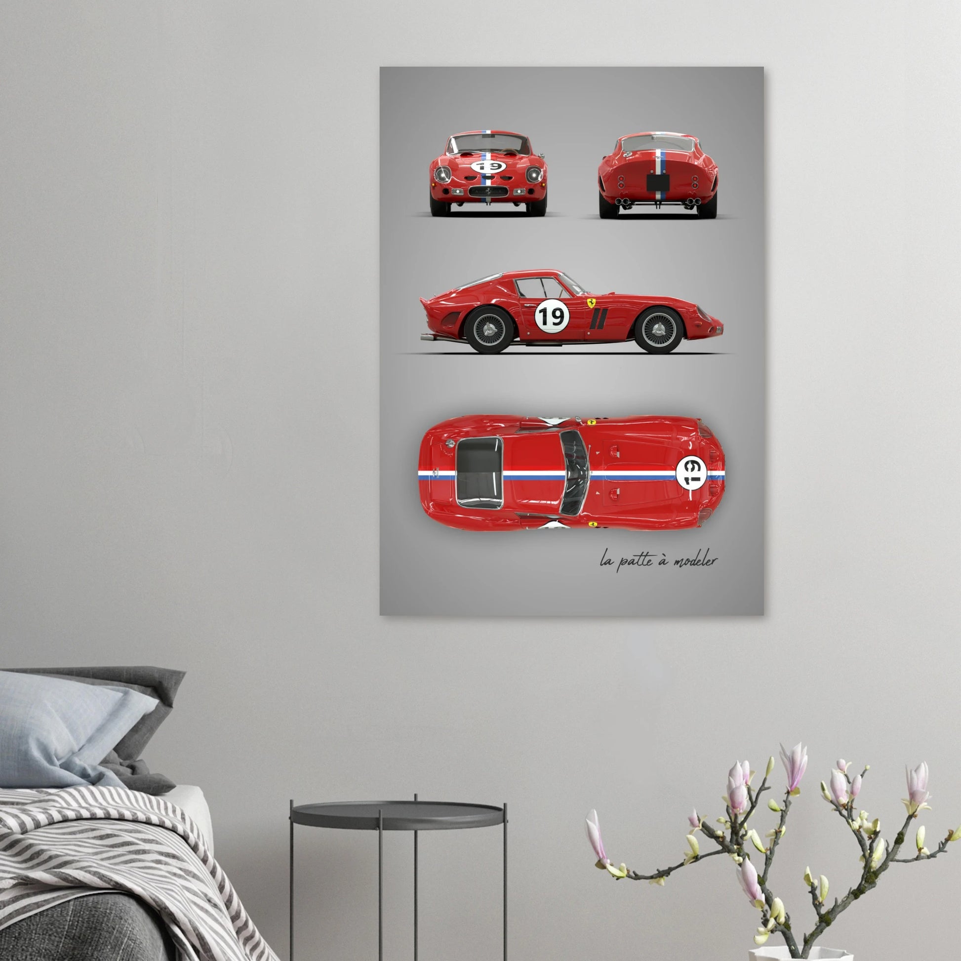 art, poster, aluminium print, wall art, automotive, gift, blueprint, car enthusiast, vintage car, classic car, motorcycle, race car, rally car, home decor
