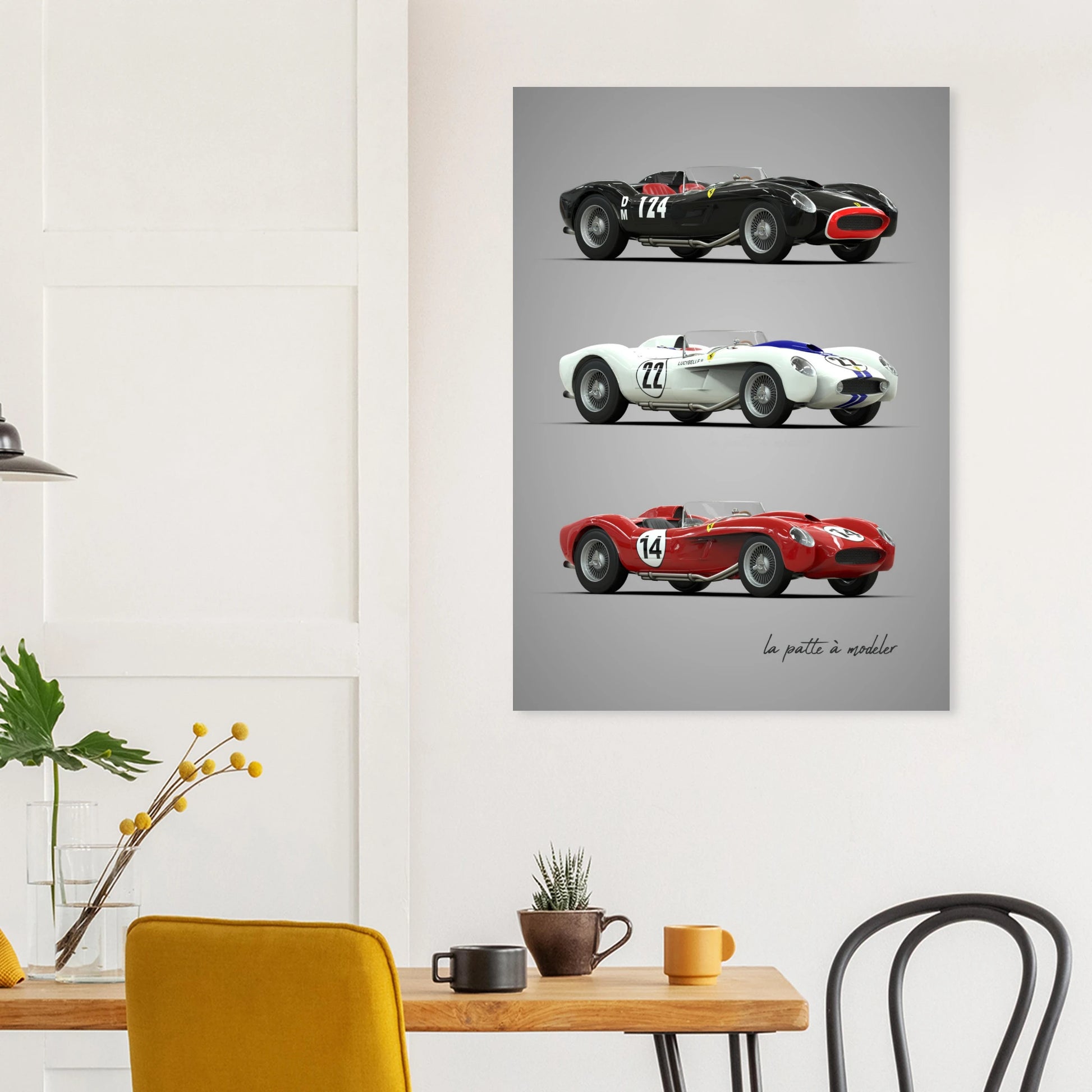 art, poster, aluminium print, wall art, automotive, gift, blueprint, car enthusiast, vintage car, classic car, motorcycle, race car, rally car, home decor