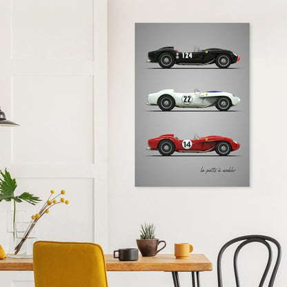 art, poster, aluminium print, wall art, automotive, gift, blueprint, car enthusiast, vintage car, classic car, motorcycle, race car, rally car, home decor