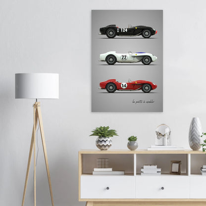art, poster, aluminium print, wall art, automotive, gift, blueprint, car enthusiast, vintage car, classic car, motorcycle, race car, rally car, home decor