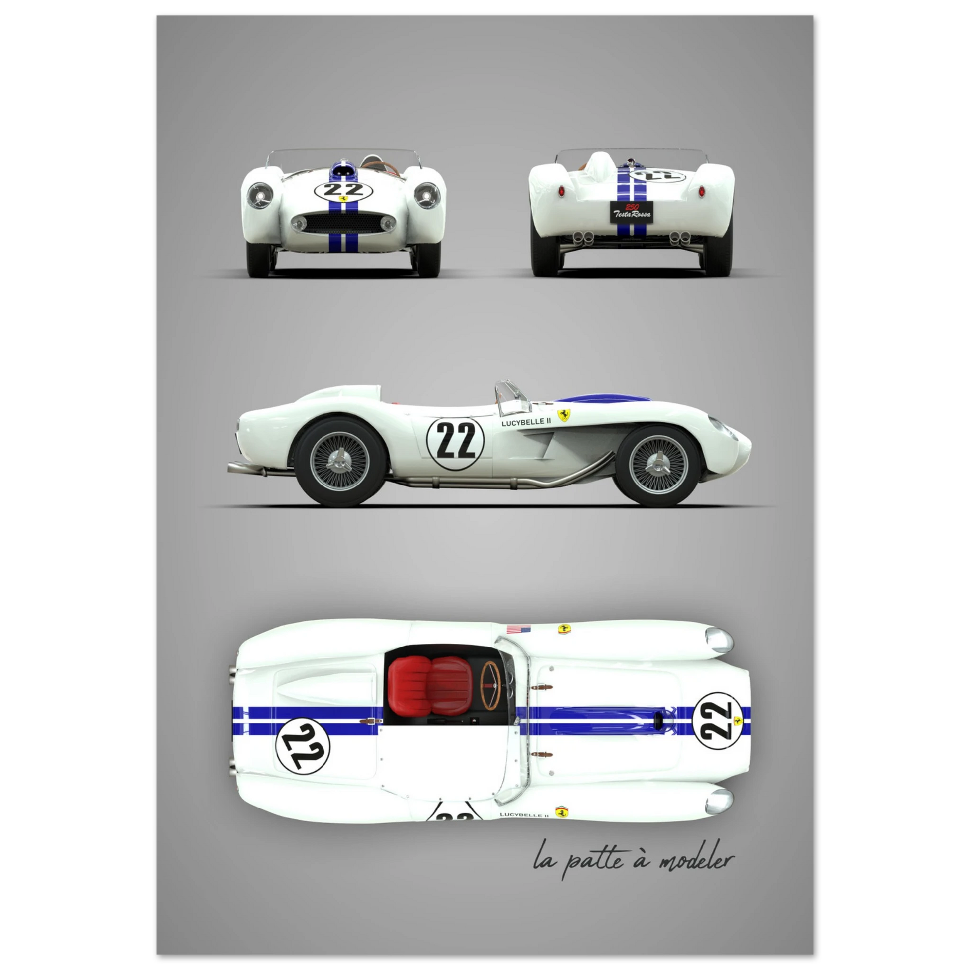 art, poster, aluminium print, wall art, automotive, gift, blueprint, car enthusiast, vintage car, classic car, motorcycle, race car, rally car, home decor