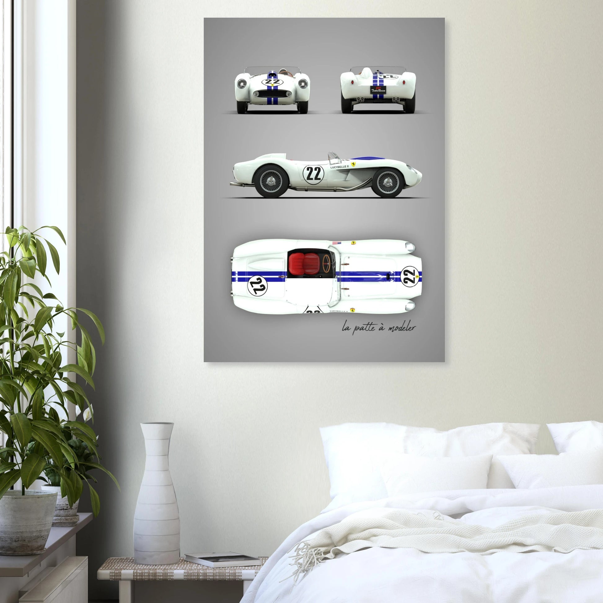 art, poster, aluminium print, wall art, automotive, gift, blueprint, car enthusiast, vintage car, classic car, motorcycle, race car, rally car, home decor