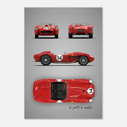 art, poster, aluminium print, wall art, automotive, gift, blueprint, car enthusiast, vintage car, classic car, motorcycle, race car, rally car, home decor