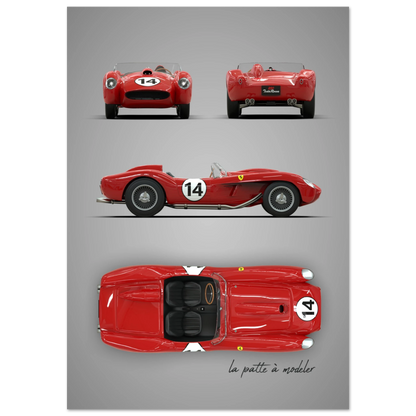art, poster, aluminium print, wall art, automotive, gift, blueprint, car enthusiast, vintage car, classic car, motorcycle, race car, rally car, home decor