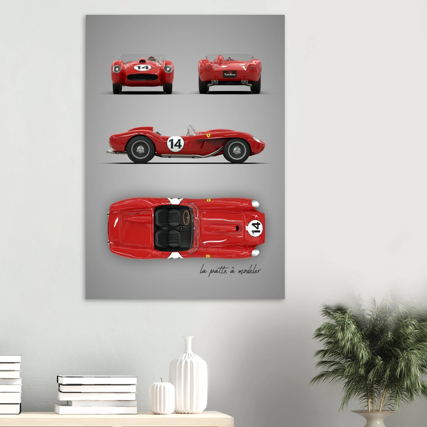 art, poster, aluminium print, wall art, automotive, gift, blueprint, car enthusiast, vintage car, classic car, motorcycle, race car, rally car, home decor