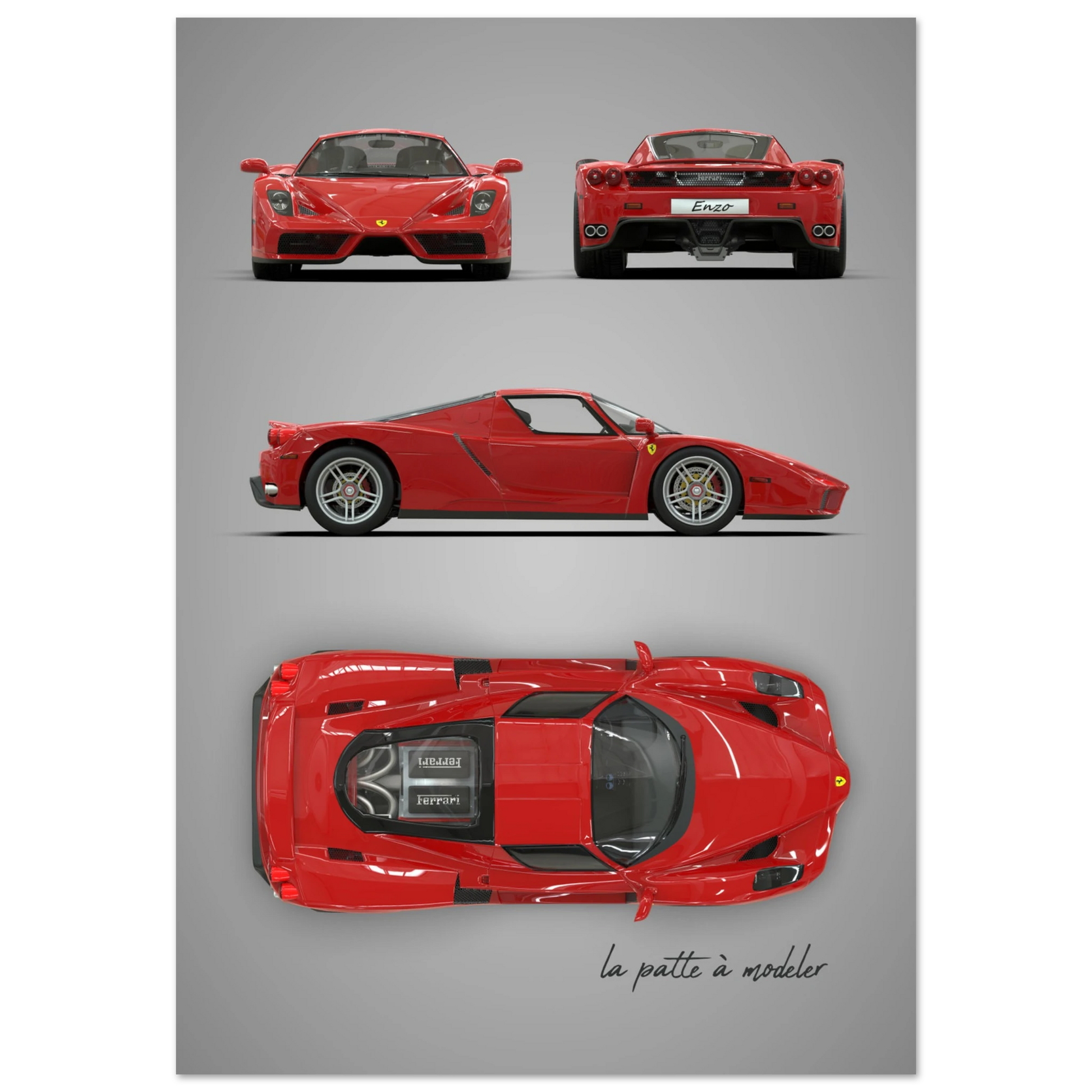 art, poster, aluminium print, wall art, automotive, gift, blueprint, car enthusiast, vintage car, classic car, motorcycle, race car, rally car, home decor