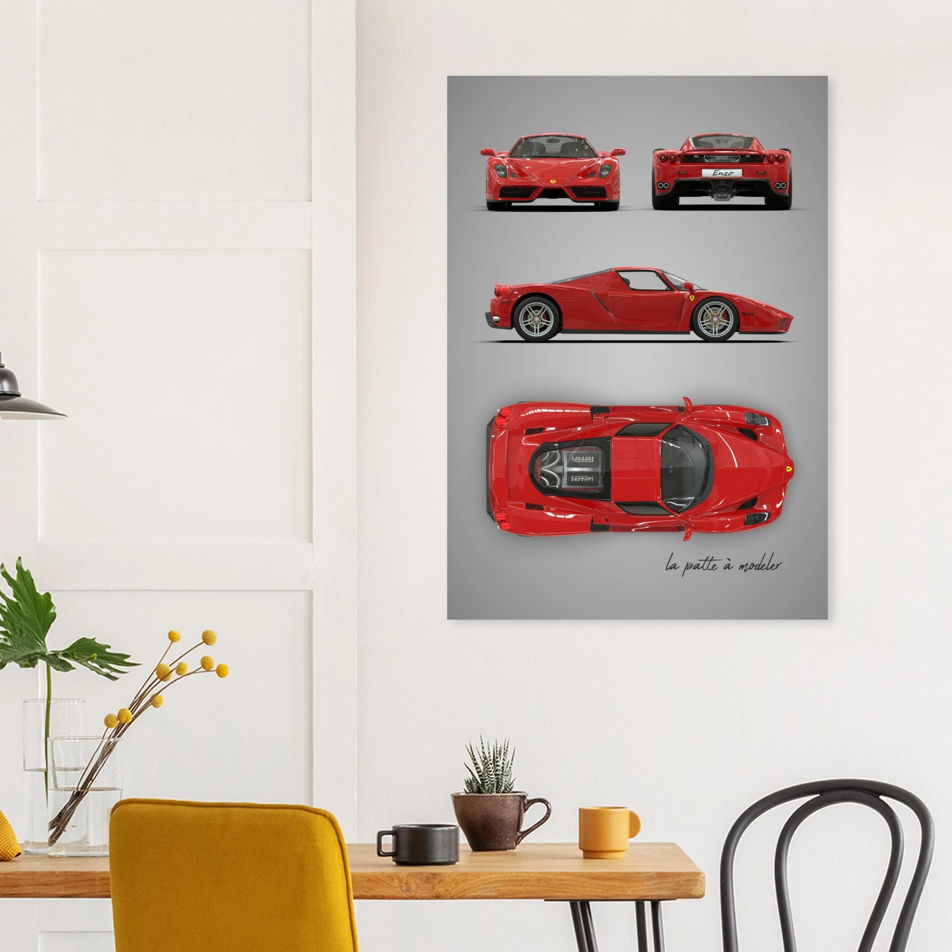 art, poster, aluminium print, wall art, automotive, gift, blueprint, car enthusiast, vintage car, classic car, motorcycle, race car, rally car, home decor