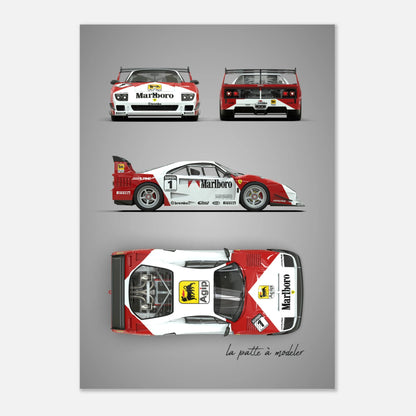 art, poster, aluminium print, wall art, automotive, gift, blueprint, car enthusiast, vintage car, classic car, motorcycle, race car, rally car, home decor