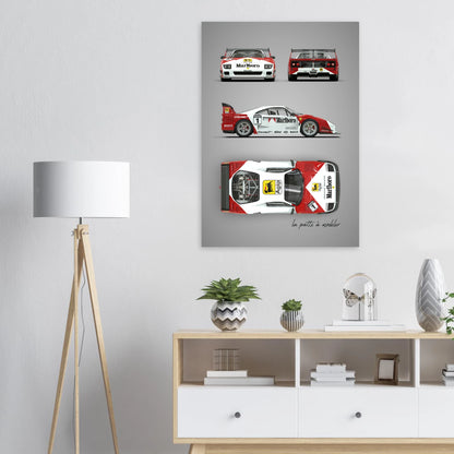 art, poster, aluminium print, wall art, automotive, gift, blueprint, car enthusiast, vintage car, classic car, motorcycle, race car, rally car, home decor