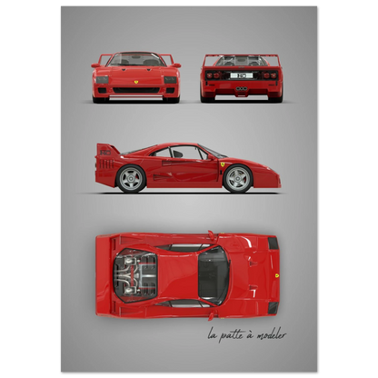 art, poster, aluminium print, wall art, automotive, gift, blueprint, car enthusiast, vintage car, classic car, motorcycle, race car, rally car, home decor