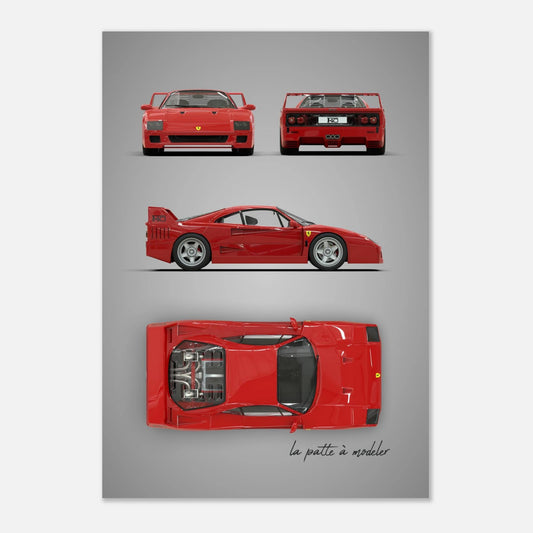 art, poster, aluminium print, wall art, automotive, gift, blueprint, car enthusiast, vintage car, classic car, motorcycle, race car, rally car, home decor