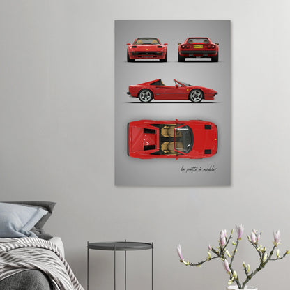 art, poster, aluminium print, wall art, automotive, gift, blueprint, car enthusiast, vintage car, classic car, motorcycle, race car, rally car, home decor