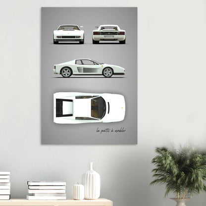 art, poster, aluminium print, wall art, automotive, gift, blueprint, car enthusiast, vintage car, classic car, motorcycle, race car, rally car, home decor