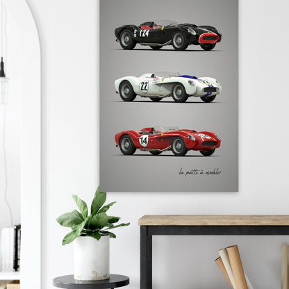 art, poster, aluminium print, wall art, automotive, gift, blueprint, car enthusiast, vintage car, classic car, motorcycle, race car, rally car, home decor