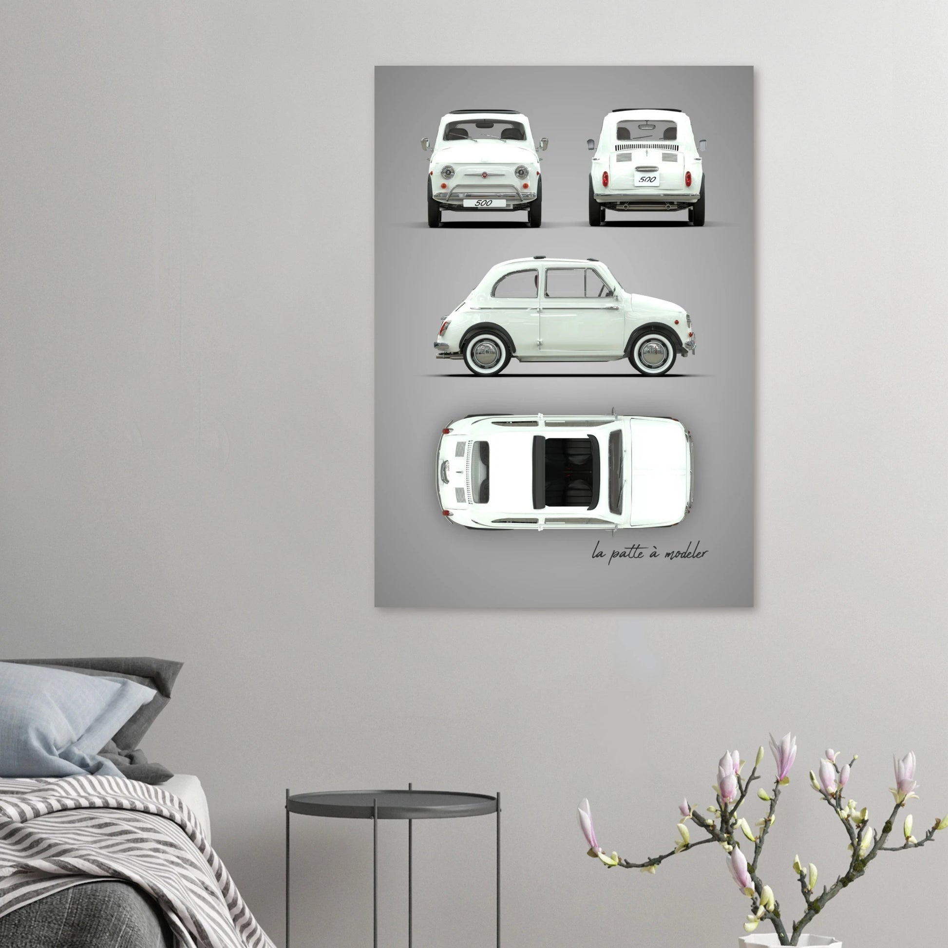 art, poster, aluminium print, wall art, automotive, gift, blueprint, car enthusiast, vintage car, classic car, motorcycle, race car, rally car, home decor