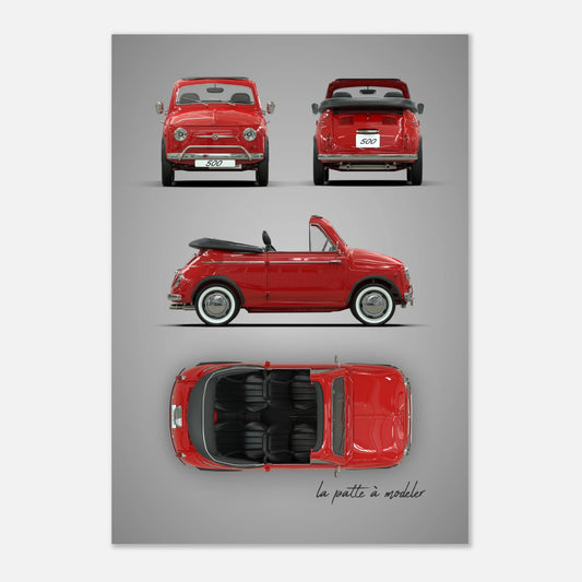 art, poster, aluminium print, wall art, automotive, gift, blueprint, car enthusiast, vintage car, classic car, motorcycle, race car, rally car, home decor