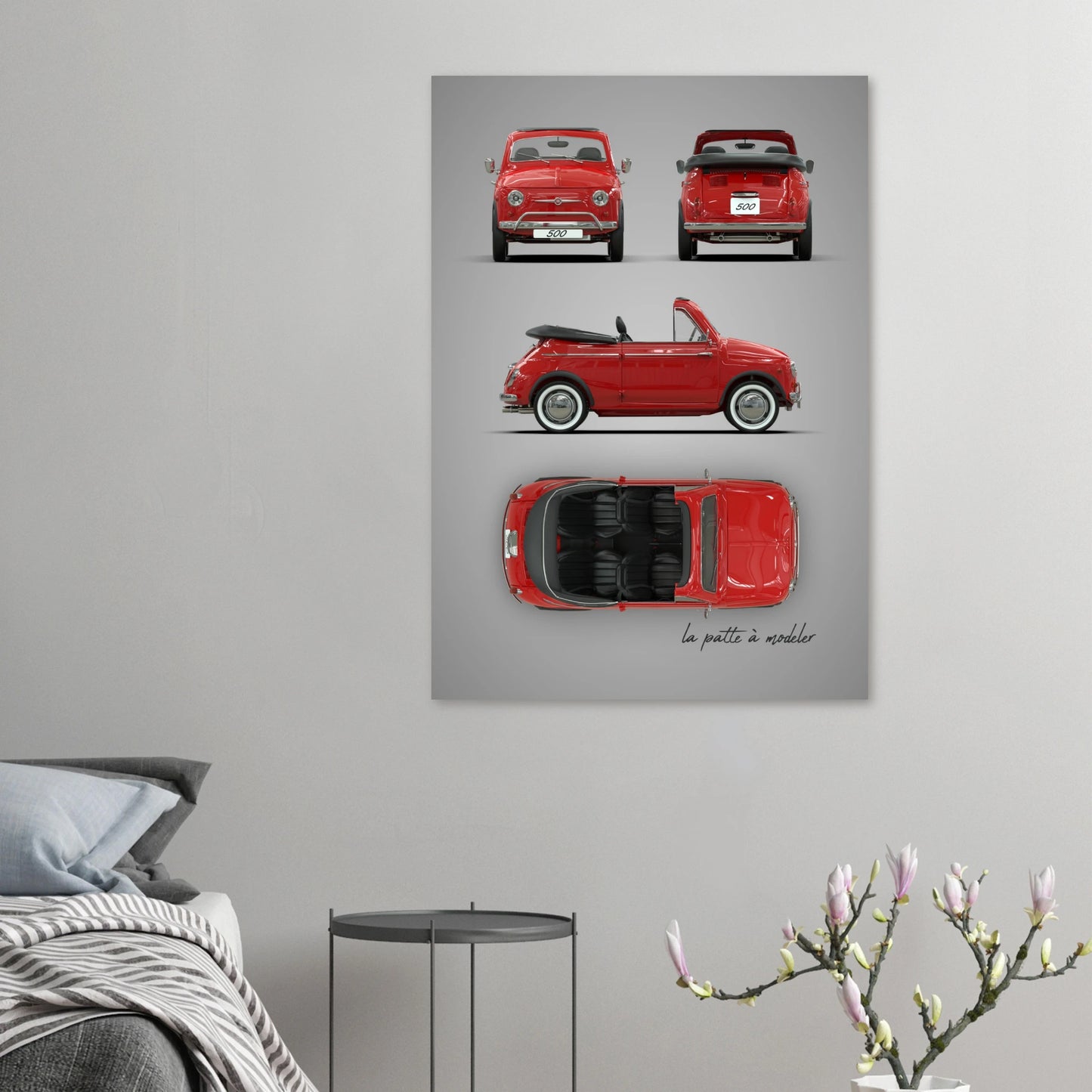 art, poster, aluminium print, wall art, automotive, gift, blueprint, car enthusiast, vintage car, classic car, motorcycle, race car, rally car, home decor