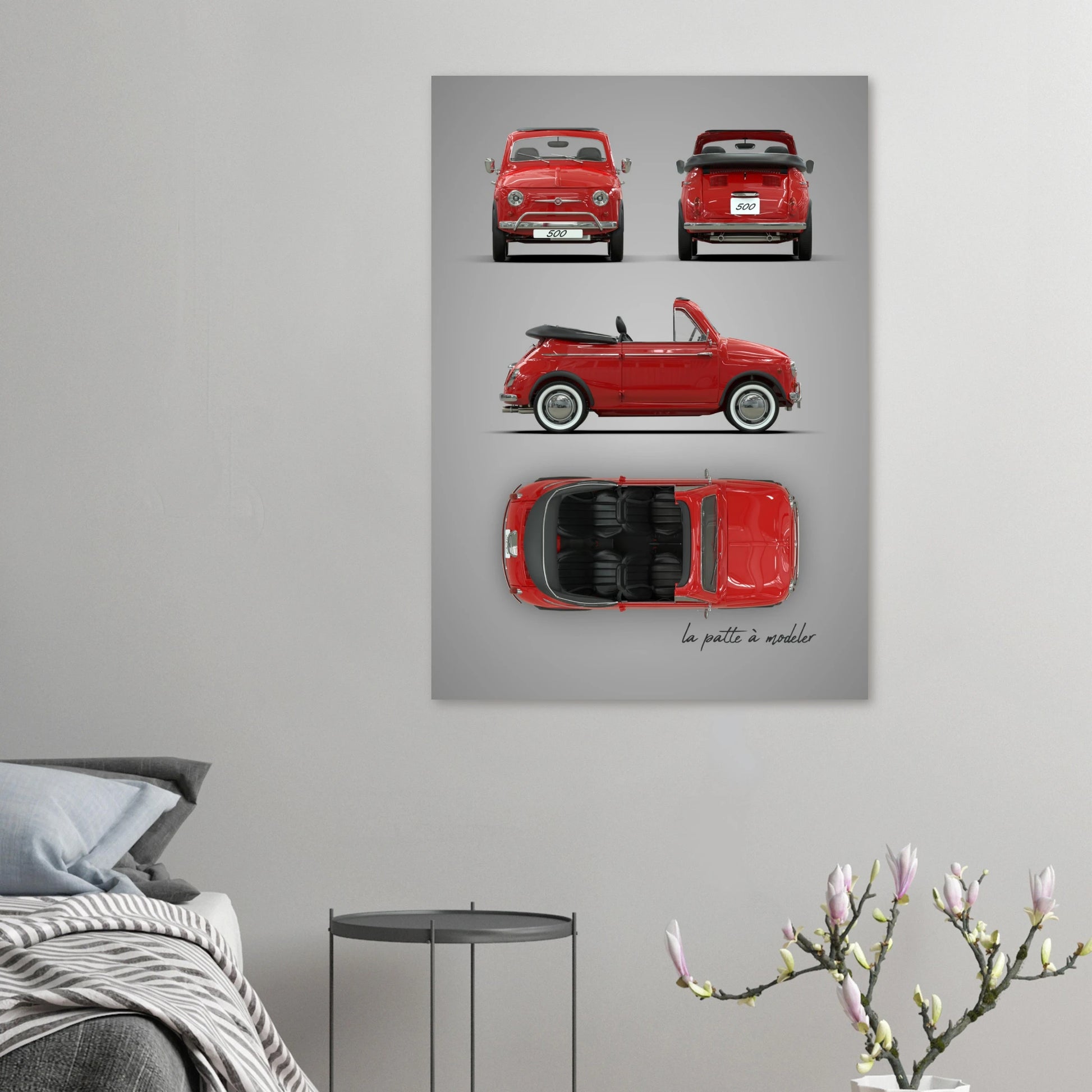 art, poster, aluminium print, wall art, automotive, gift, blueprint, car enthusiast, vintage car, classic car, motorcycle, race car, rally car, home decor