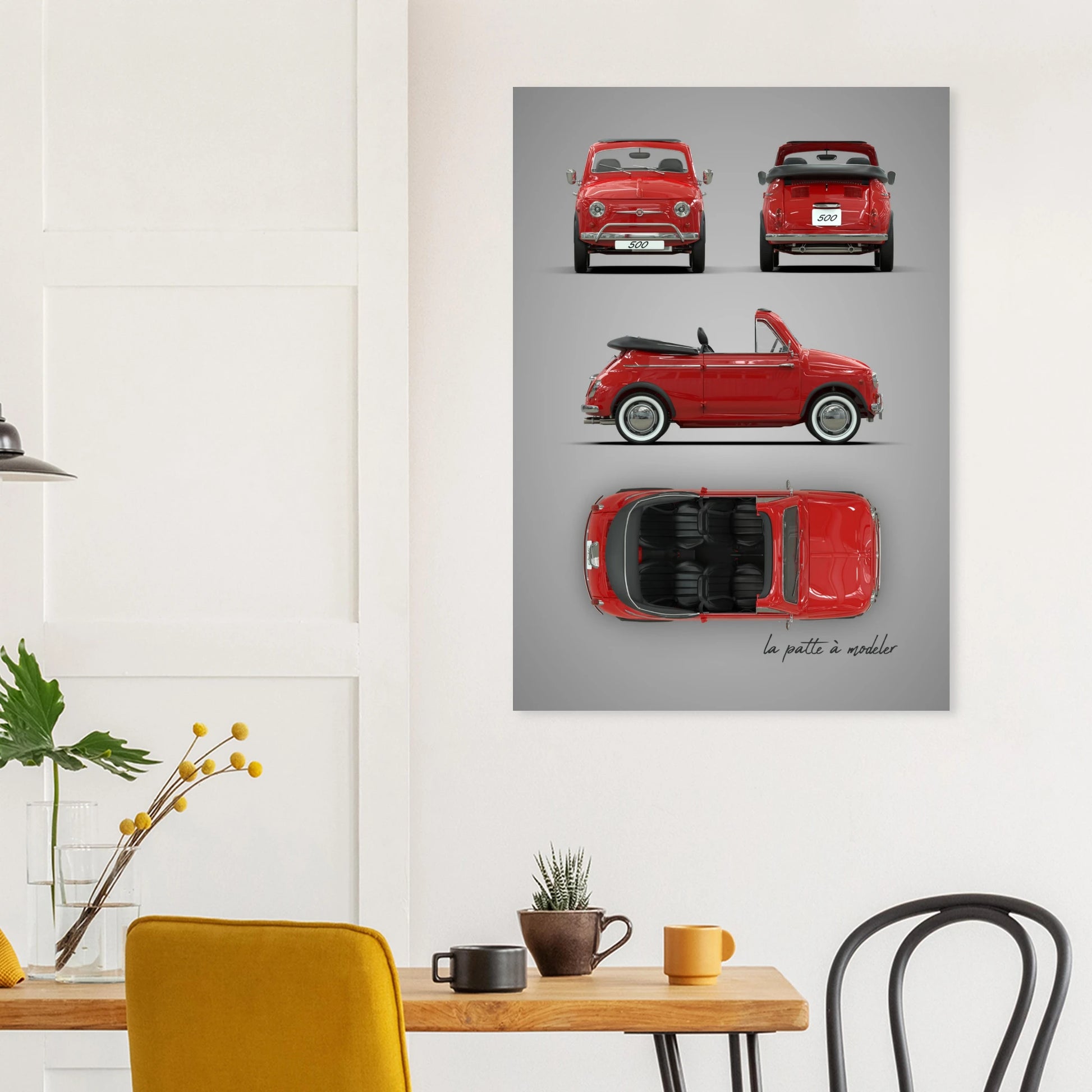 art, poster, aluminium print, wall art, automotive, gift, blueprint, car enthusiast, vintage car, classic car, motorcycle, race car, rally car, home decor