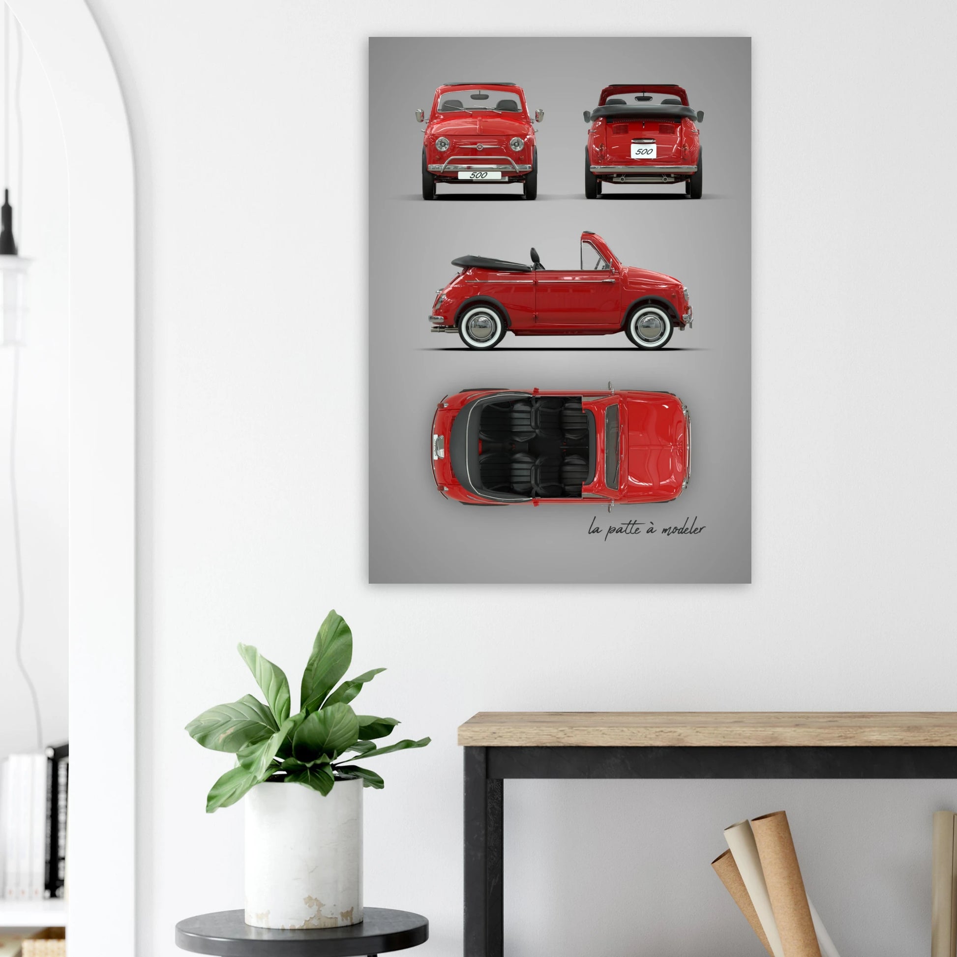 art, poster, aluminium print, wall art, automotive, gift, blueprint, car enthusiast, vintage car, classic car, motorcycle, race car, rally car, home decor