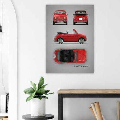 art, poster, aluminium print, wall art, automotive, gift, blueprint, car enthusiast, vintage car, classic car, motorcycle, race car, rally car, home decor