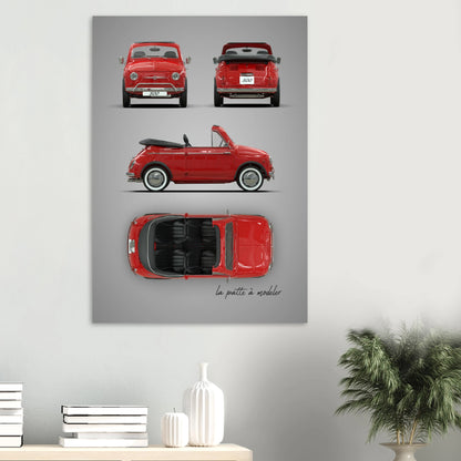 art, poster, aluminium print, wall art, automotive, gift, blueprint, car enthusiast, vintage car, classic car, motorcycle, race car, rally car, home decor