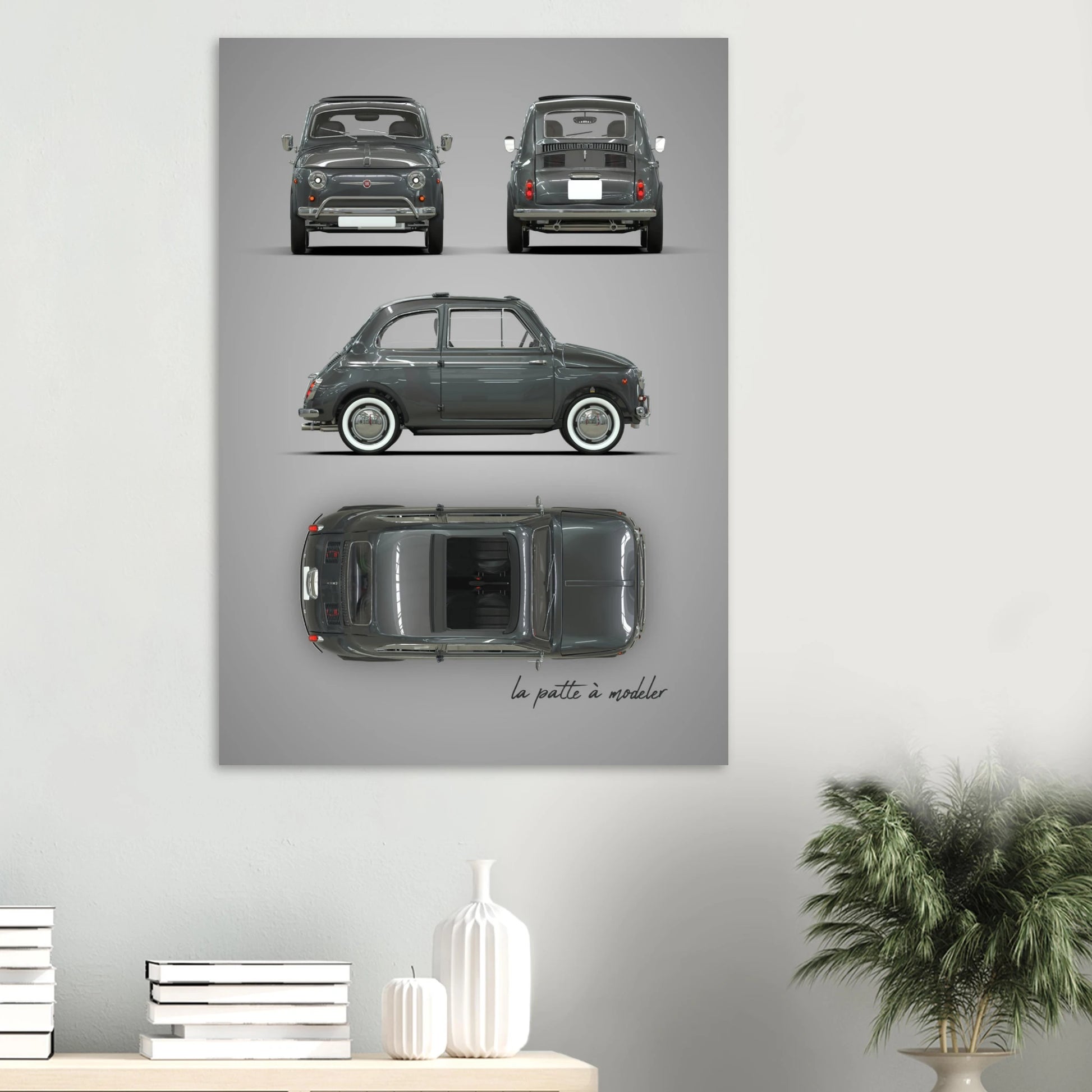 art, poster, aluminium print, wall art, automotive, gift, blueprint, car enthusiast, vintage car, classic car, motorcycle, race car, rally car, home decor