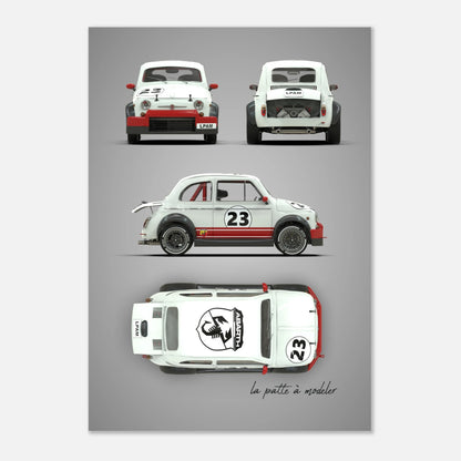 art, poster, aluminium print, wall art, automotive, gift, blueprint, car enthusiast, vintage car, classic car, motorcycle, race car, rally car, home decor