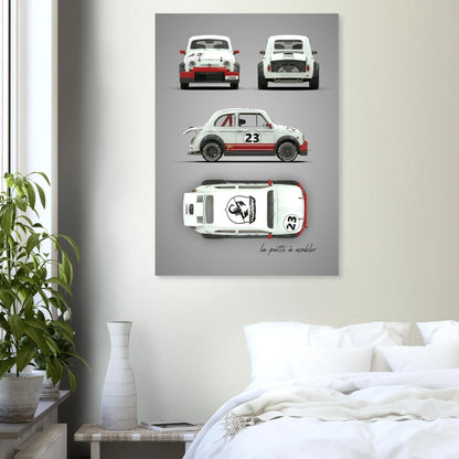 art, poster, aluminium print, wall art, automotive, gift, blueprint, car enthusiast, vintage car, classic car, motorcycle, race car, rally car, home decor