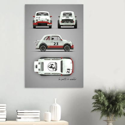 art, poster, aluminium print, wall art, automotive, gift, blueprint, car enthusiast, vintage car, classic car, motorcycle, race car, rally car, home decor
