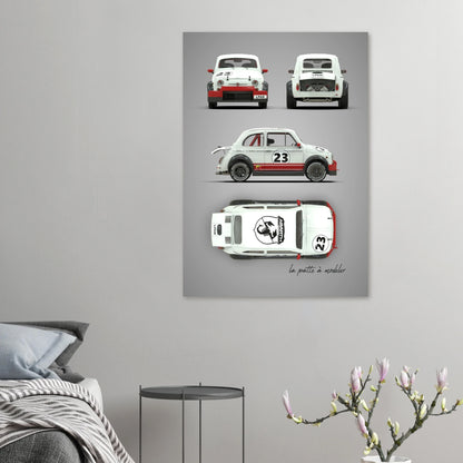 art, poster, aluminium print, wall art, automotive, gift, blueprint, car enthusiast, vintage car, classic car, motorcycle, race car, rally car, home decor