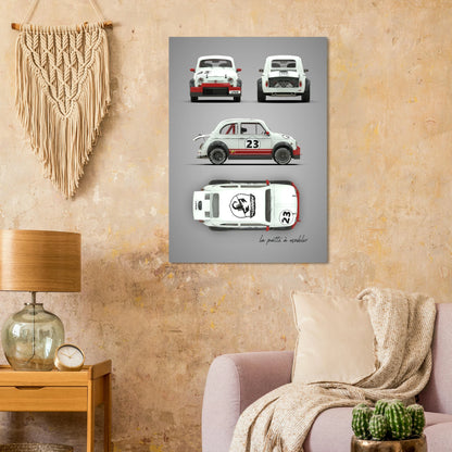 art, poster, aluminium print, wall art, automotive, gift, blueprint, car enthusiast, vintage car, classic car, motorcycle, race car, rally car, home decor