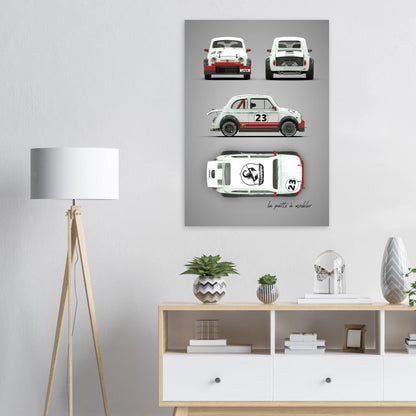 art, poster, aluminium print, wall art, automotive, gift, blueprint, car enthusiast, vintage car, classic car, motorcycle, race car, rally car, home decor