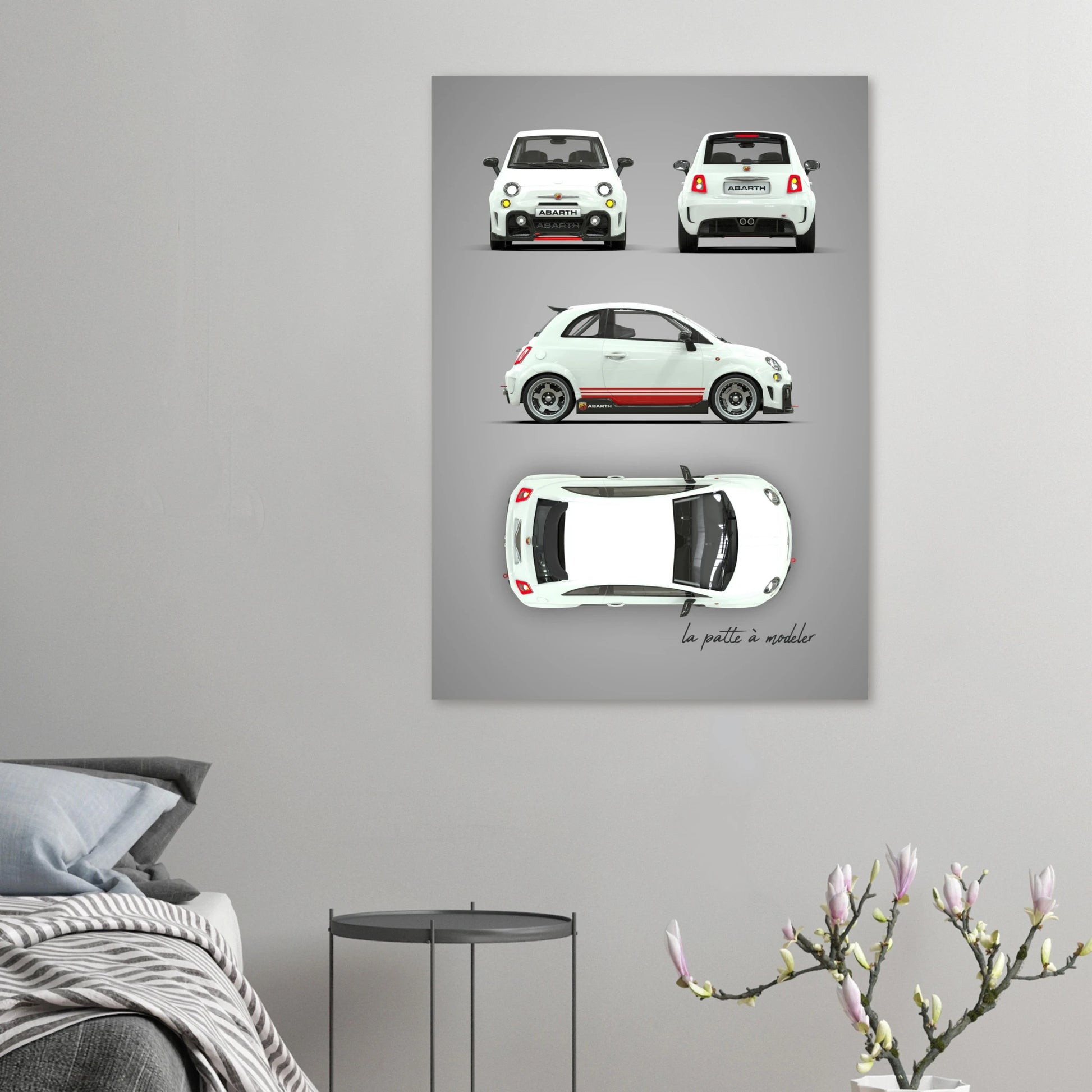 art, poster, aluminium print, wall art, automotive, gift, blueprint, car enthusiast, vintage car, classic car, motorcycle, race car, rally car, home decor