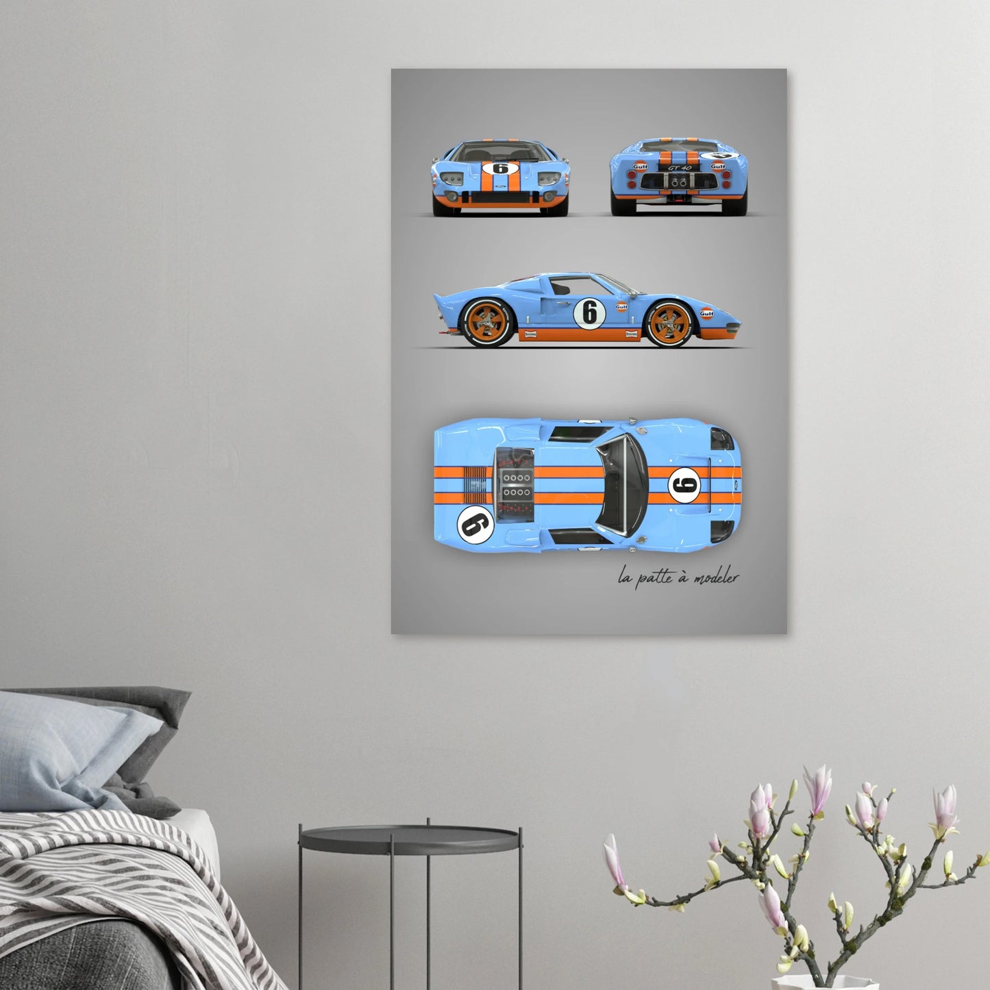 art, poster, aluminium print, wall art, automotive, gift, blueprint, car enthusiast, vintage car, classic car, motorcycle, race car, rally car, home decor