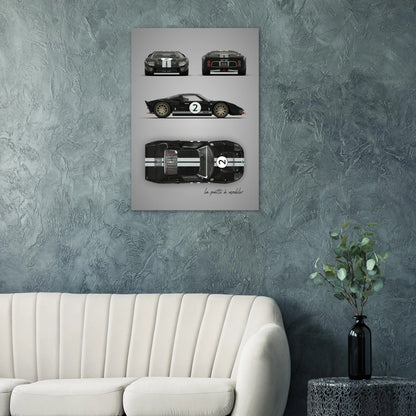 art, poster, aluminium print, wall art, automotive, gift, blueprint, car enthusiast, vintage car, classic car, motorcycle, race car, rally car, home decor
