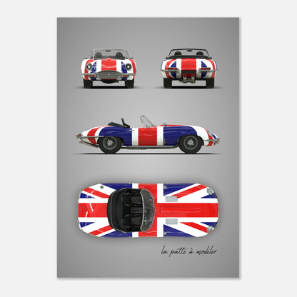 art, poster, aluminium print, wall art, automotive, gift, blueprint, car enthusiast, vintage car, classic car, motorcycle, race car, rally car, home decor