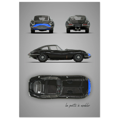 art, poster, aluminium print, wall art, automotive, gift, blueprint, car enthusiast, vintage car, classic car, motorcycle, race car, rally car, home decor