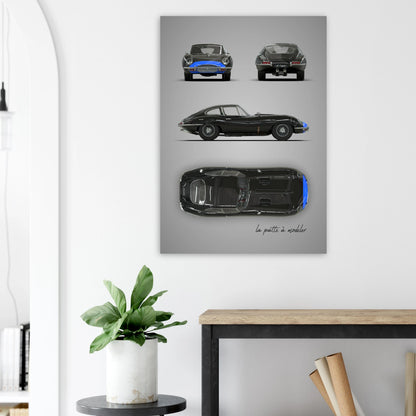 art, poster, aluminium print, wall art, automotive, gift, blueprint, car enthusiast, vintage car, classic car, motorcycle, race car, rally car, home decor