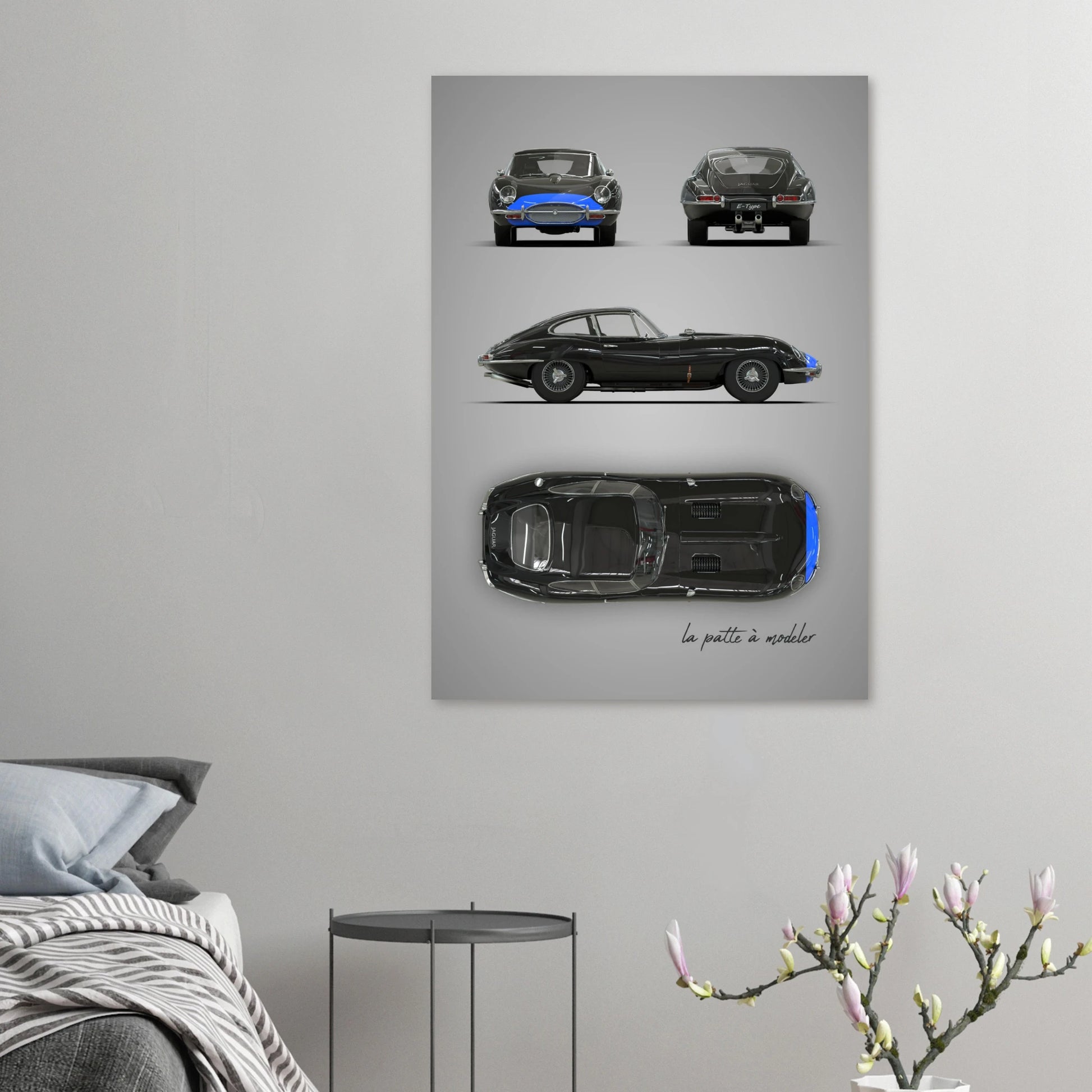 art, poster, aluminium print, wall art, automotive, gift, blueprint, car enthusiast, vintage car, classic car, motorcycle, race car, rally car, home decor